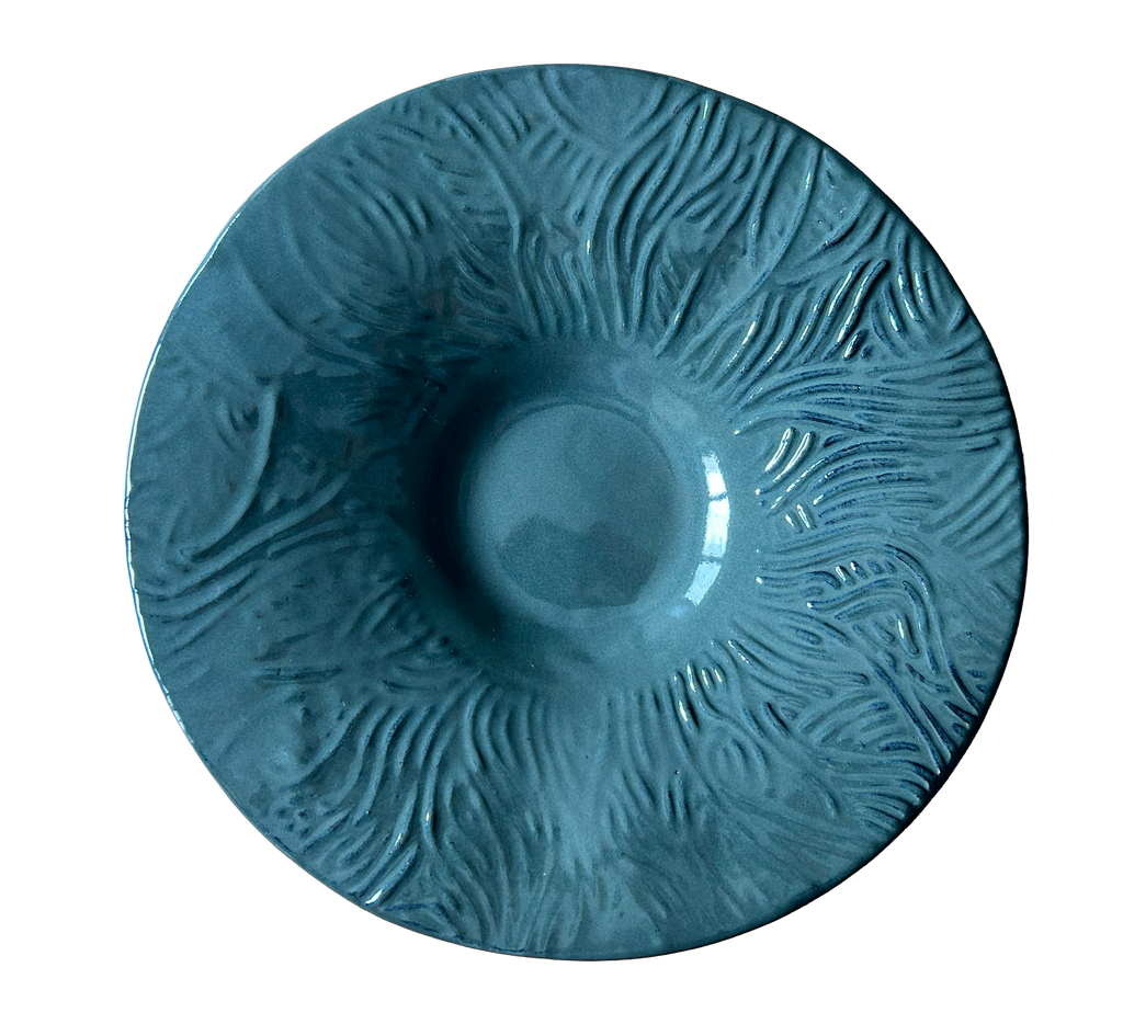 SECONDS: Every Mark: Dark Green Broad-Rimmed Bowl