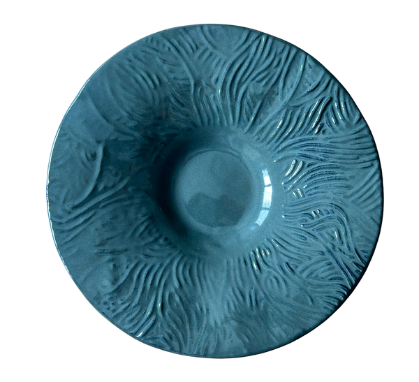SECONDS: Every Mark: Dark Green Broad-Rimmed Bowl