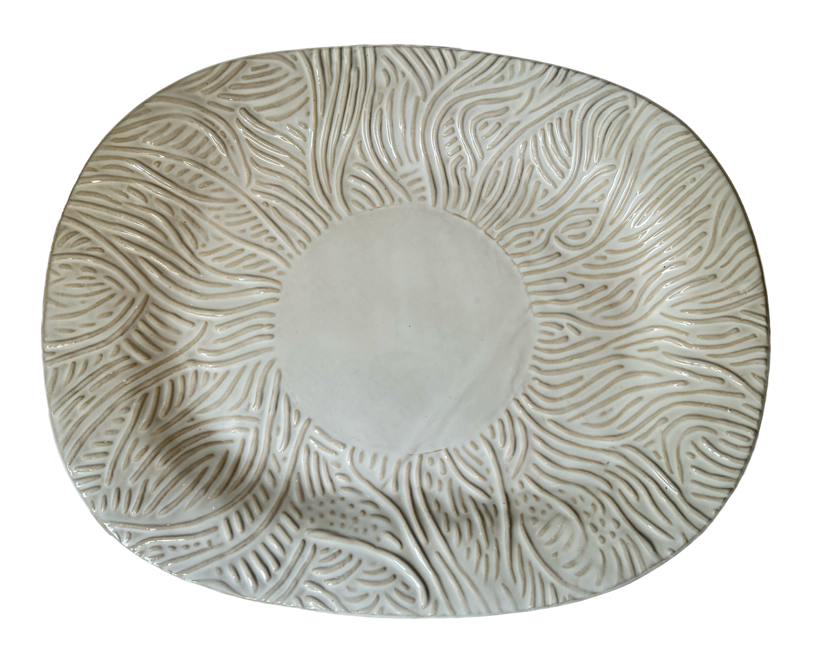 Every Mark: White Rectangular Platter