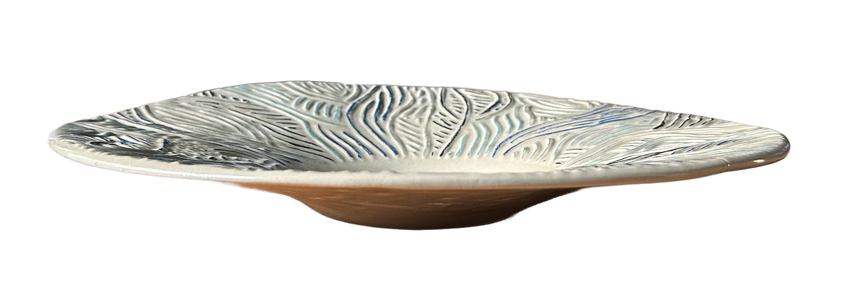 Every Mark: Hand-drawn Broad-Rimmed Bowl