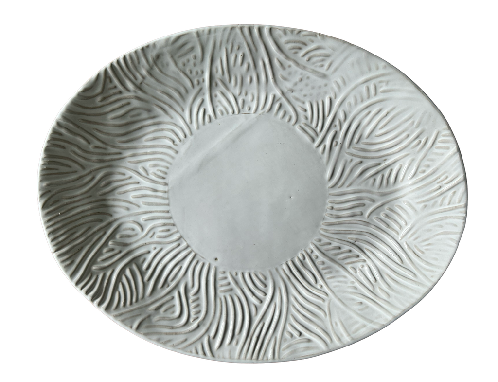 SECONDS: Every Mark: White Oval Platter