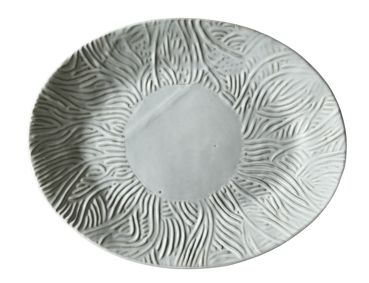 SECONDS: Every Mark: White Oval Platter