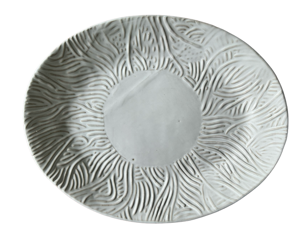 SECONDS: Every Mark: White Oval Platter